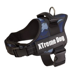 ARNES XTREME DOG CAMO AZUL S 50-64cm.