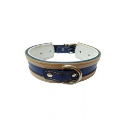 COLLAR GALGO AZUL BORDE...