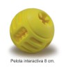 PELOTA INTERACTIVA SNACKS 8 cm.