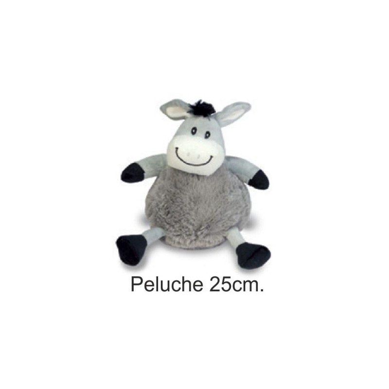 BURRITO PELUCHE GRIS 25cm.