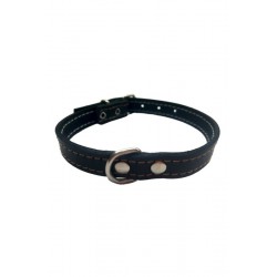 COLLAR CUERO NEGRO LAURA MOD.53 1,5X 35CM.