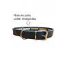 COLLAR PROTECT CUERO NEGRO 45x2.5cm