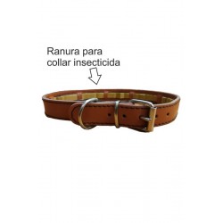 COLLAR PROTECT CUERO MARRON 55x2.5cm