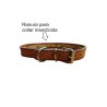 COLLAR PROTECT CUERO MARRON 55x2.5cm