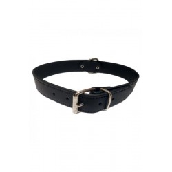 COLLAR CUERO LISO 20X500MM.NEGRO S.D