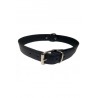 COLLAR CUERO LISO 20X500MM.NEGRO S.D