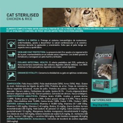 OPTIMA NOVA CAT STERILISED 8 KG.