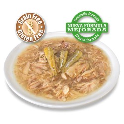 LATA Atún blanco y anchoas en salsa.80gr.