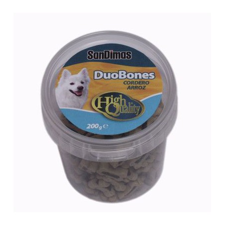 DUOBONES CORDERO Y ARROZ BOTE 200 GR.