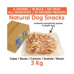 PERROS - SNACKS PARA PERROS - Naturales - Arquivet 22191 - SNACK ALITAS DE POLLO a Granel 3kg