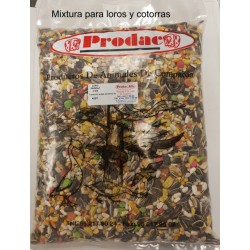 LOROS Y COTORRAS 600 GR. Faunamix.