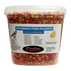 VITAMINAS PAJAROS 400 GR....