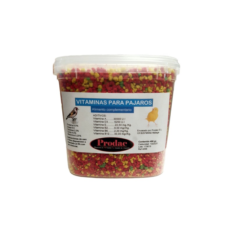 VITAMINAS PAJAROS 3 KG.PRODAC