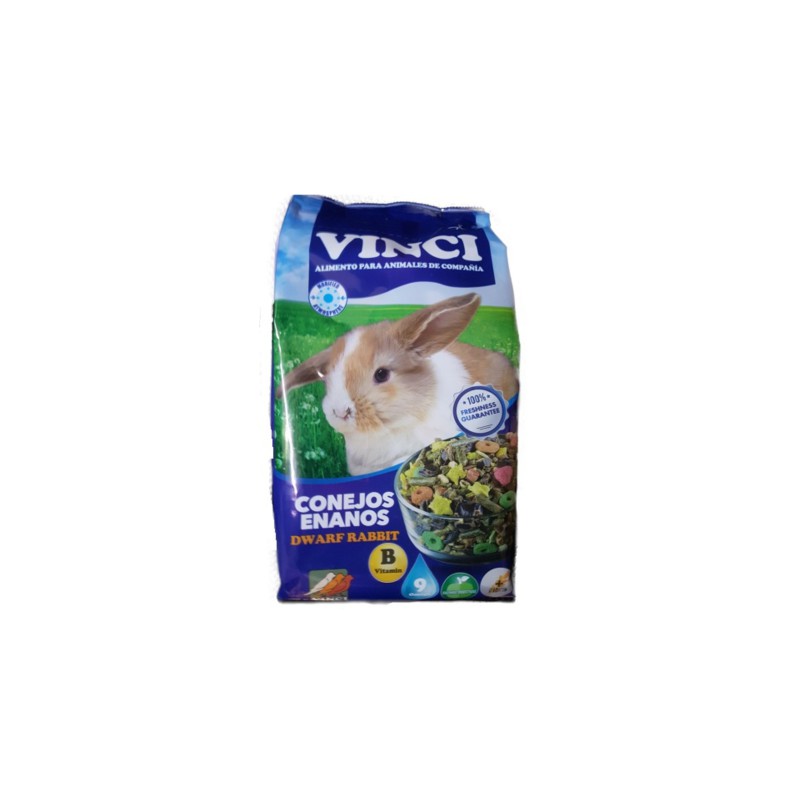 CONEJO ENANO VINCI 4 KG.