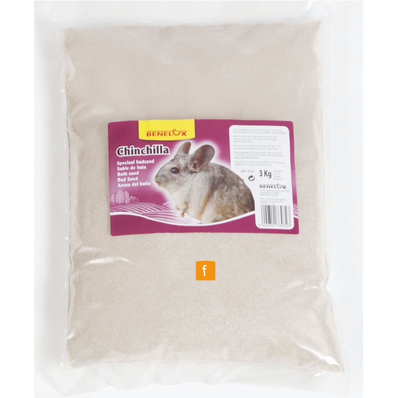 ARENA BAÑO CHINCHILLA  3 KG. Benelux