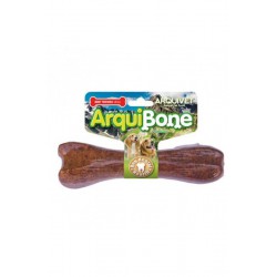 Arquibone es un alimento complementario para perros de buey forma de hueso, contiene vitaminas y calcio. Perros