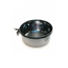 COMEDERO LORO INOX. 9,5cm.CON TORNILLO