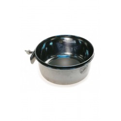 COMEDERO LORO INOX.12cm CON TORNILLO