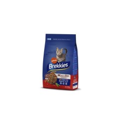 BREKKIES CAT RECETA CON BUEY 15 KG.