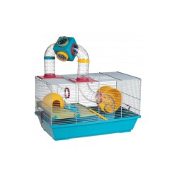 ROEDORES Y HURONES - JAULAS ROEDORES - Jaulas Pequeños Roedores - Voltrega 167G - JAULA HAMSTER RUSO 167G 50x28x29cm