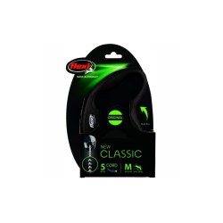 FLEXI NUEVO CLASSIC M Cordon 5 mts. Negro