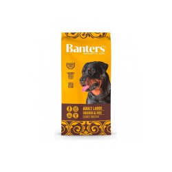 Pienso para perros adultos grandes Banters pollo y arroz 15 Kg