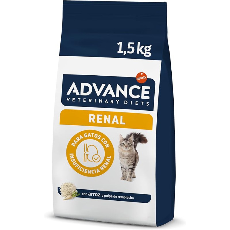 Advance Veterinary Diets Renal Failure, Pienso para Gatos con Insuficiencia renal crónica, 1,5kg