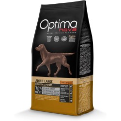 ONL5912 OPTIMA NOVA ADULT LARGE POLLO PATATA 12 KG. - PERROS ADULTOS GRANDES.