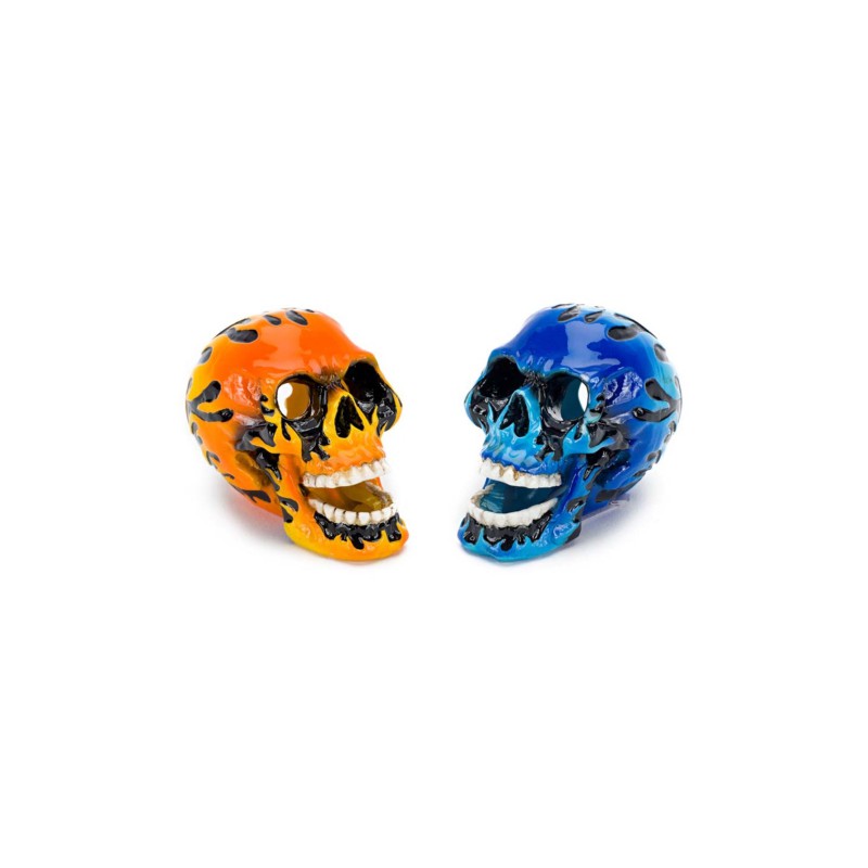 CALAVERA MINI FLAME SKULL ((3,75X 6,25X5 CM.)