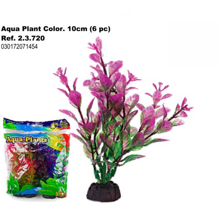 PLANTA AQUA COLOR 10cm. 6 piezas