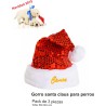 GORRO SANTA CLAUS PACK 3 PIEZAS