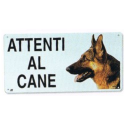 PLACA ATENCION AL PERRO...