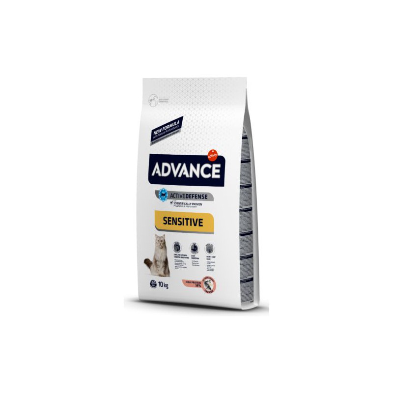 ADVANCE CAT ADULT SALMON SENSITIVE 10 KG.