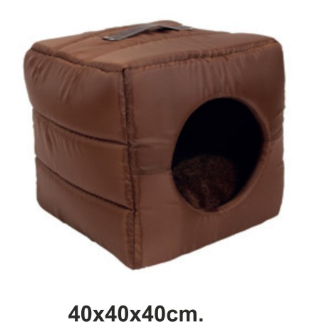 CAPILLA BROWN HUELLA 40x40x40cm.