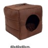 CAPILLA BROWN HUELLA 40x40x40cm.