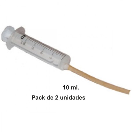 JERINGA PARA EMBUCHAR + SONDA  PACK 2 UDS.