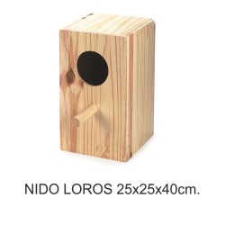 NIDO LOROS 25X25X40 CM.