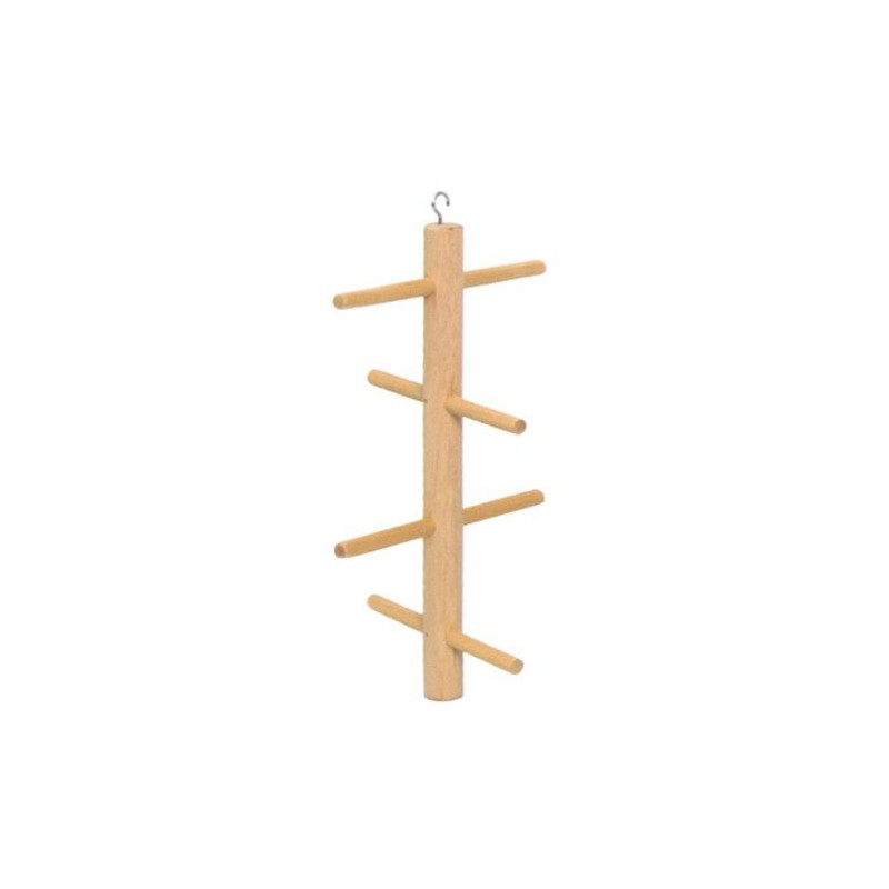 PERCHA VERTICAL MADERA 15X20 CM.H