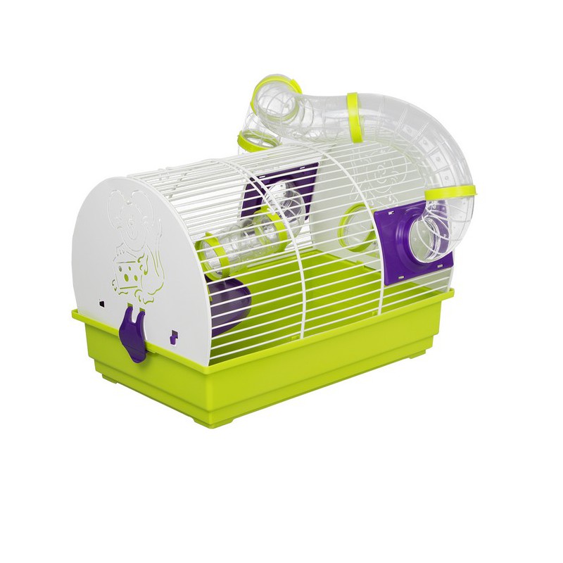 JAULA HAMSTER RUSO 112 BLANCA 39x25.5x27 cm