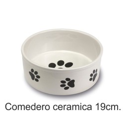 COMEDERO CERAMICA HUELLAS...