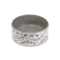 COMEDERO O BEBEDERO CERAMICA PERROS Y GATOS 16CM