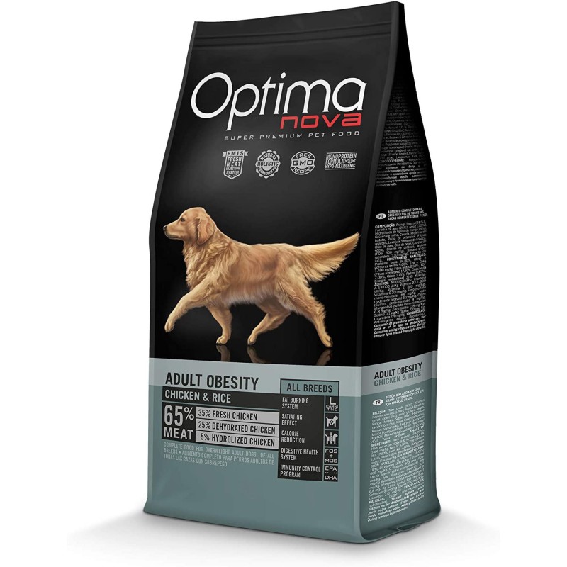 OPTIMA NOVA OBESITY POLLO ARROZ 2 KG.