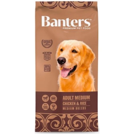 BANTERS DOG ADULT MEDIUM Chicken&Rice 3KG.