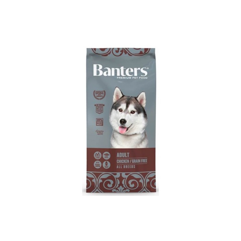 BANTERS DOG ADULT GRAIN FREE 3 KG.