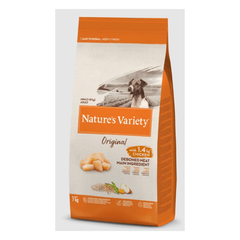 NATURES VARIETY ORIGINAL MINI ADULT POLLO 1,5 Kg.