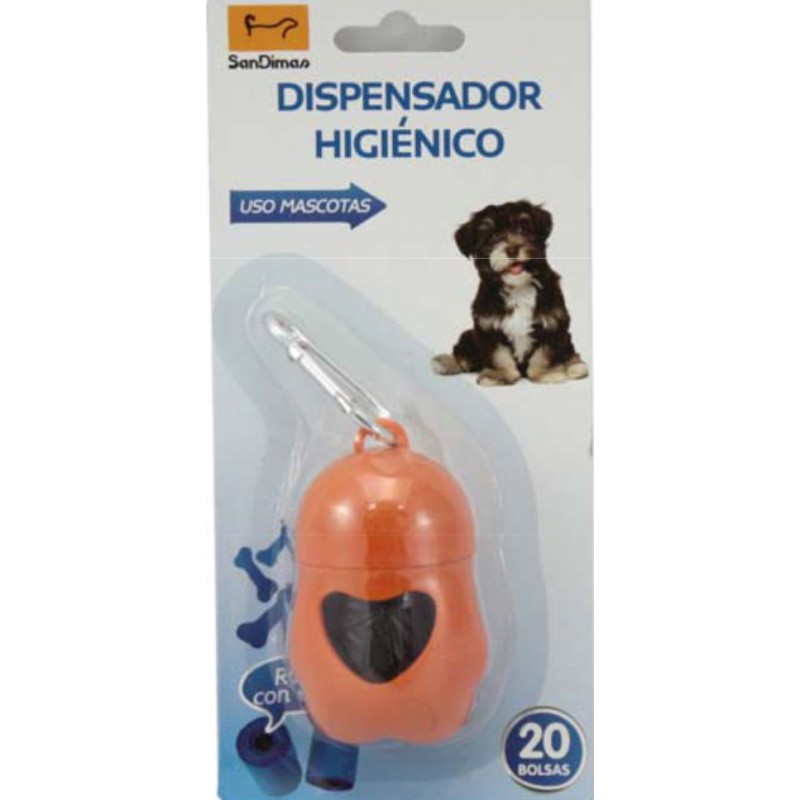 DISPENSADOR HIGIENICO 20 BOLSAS. PAW