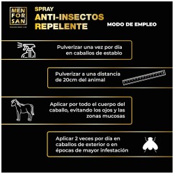 Menforsan Spray Antiinsectos Repelente Caballos 500 ml.