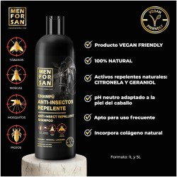 MENFORSAN CHAMPU REPELENTE INSECTOS 1 LT.Caballos