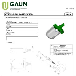 BEBEDERO GAUN AUTOMATICO