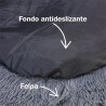 CAMA REDONDA SUAVE GRIS OSCURO 50cm.